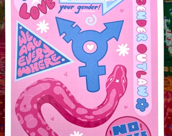 Everything is Trans - Art Print