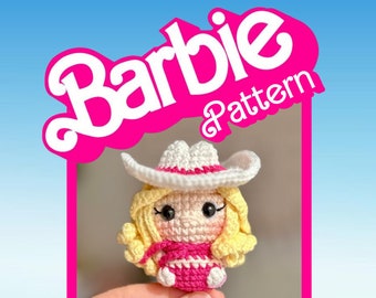 Barbie Cowgirl Amigurumi Crochet Pattern (PDF) (English)
