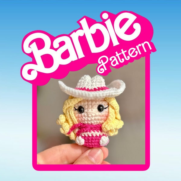 Barbie Cowgirl Amigurumi haakpatroon (PDF) (Engels)