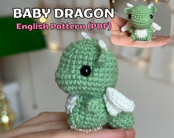 Baby Dragon Amigurumi Crochet Pattern (PDF) (English)