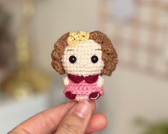Crochet Pattern for Witch in Pink Clothes Amigurumi (PDF) (English)