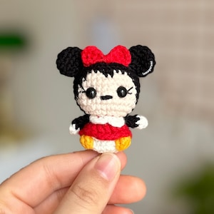 Crochet Pattern for Lovely Mouse Girl Amigurumi (PDF) (English)