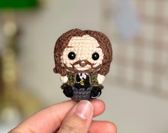 Patrón de crochet para el Padrino Mago Amigurumi (PDF) (Inglés)