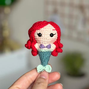 Crochet Pattern for Mermaid Amigurumi (PDF) (English)