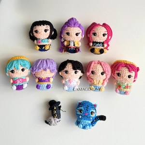 Low-Sew 10in1 Bundle PDF Amigurumi Crochet Pattern Idols & Animals (English) (PDF)