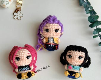 Crochet Pattern for Idols of Light Amigurumi (English) (PDF)