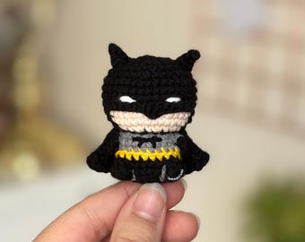 Crochet Pattern For Bat Superhero Amigurumi (PDF) (English)