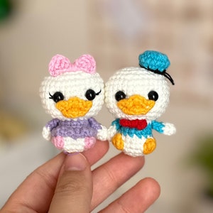 Crochet Pattern for Sweet Duck Couple Amigurumi (PDF) (English)