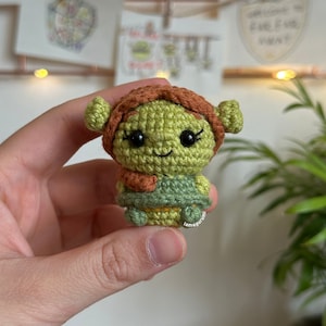 Crochet Pattern For Lovely Green Ogre Princess (PDF) (English)
