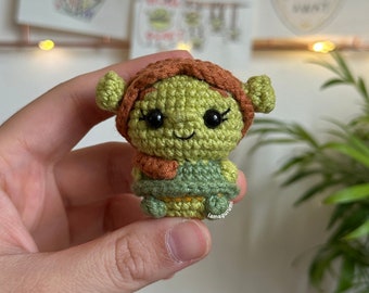 Crochet Pattern For Green Ogre Princess (PDF) (English)