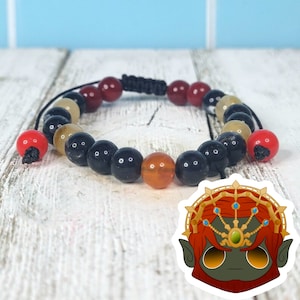 Ganondorf Adjustable Bead Bracelet | handmade | kawaii accessories | classic games | arcade games |  video games |  apparel