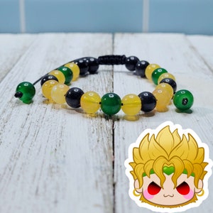 The World Adjustable Bead Bracelet | handmade | kawaii accessories | manga, anime merch | gift | otaku |  cosplay jewelry | apparel
