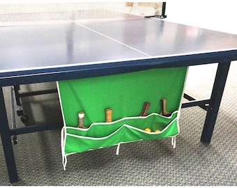 Cotton Ping Pong Paddle, Ball, and Net Organizer - Model 42