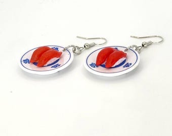 Mini Sushi Earrings | Mini Food Jewelry Gift