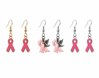 Breast Cancer Awareness Earrings