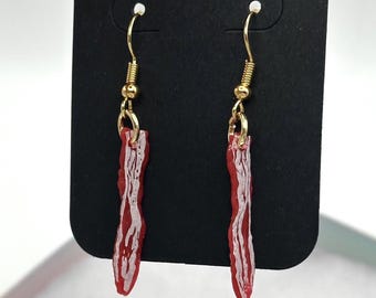 Bacon Earrings | Mini Food Earrings