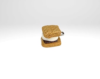Colgante de S’mores / Joyería/Llavero de arcilla polimérica hecha a mano