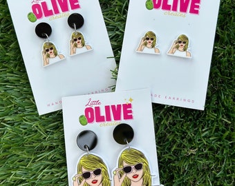 Music Era-Inspired Statement Earrings