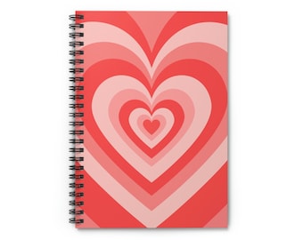 Powerpuff Girls Hearts Spiral Notebook YSK