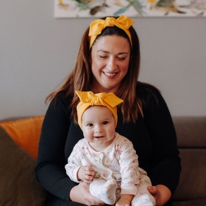 Mommy and Me Headband, Mom&Baby Matching, Newborn Baby Headband, Hairband, 2 Pack Head Accessories, Bandeau mere fille, Baby mama stirnband