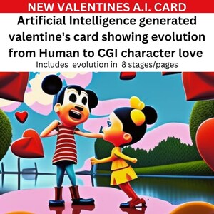Valentijnskaart - A.I. gegenereerd, Valentijnsdagkaart, valentijnsdagkaart, valentijnsuitnodiging, san valentino, carte saint valentin.