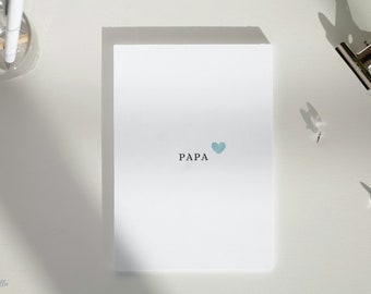 Tarjeta postal para papá | La mejor tarjeta para papá | Tarjeta de felicitación para el Día del Padre