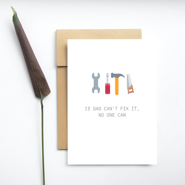 Card Dad | Father's Day Papa Day | postcard artisan love | greeting card