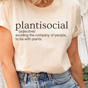 Plantisocial Tee, Plant Shirt, Plant Lover Gift, Plant Lover Shirt, Gardening Shirt, Gardening Gift, Plants Shirt, Plant T Shirt, Plant Lady
