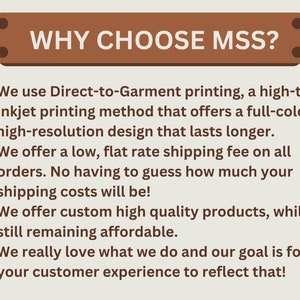 Infographic detailing  reasons to purchase from mustard seed showroom