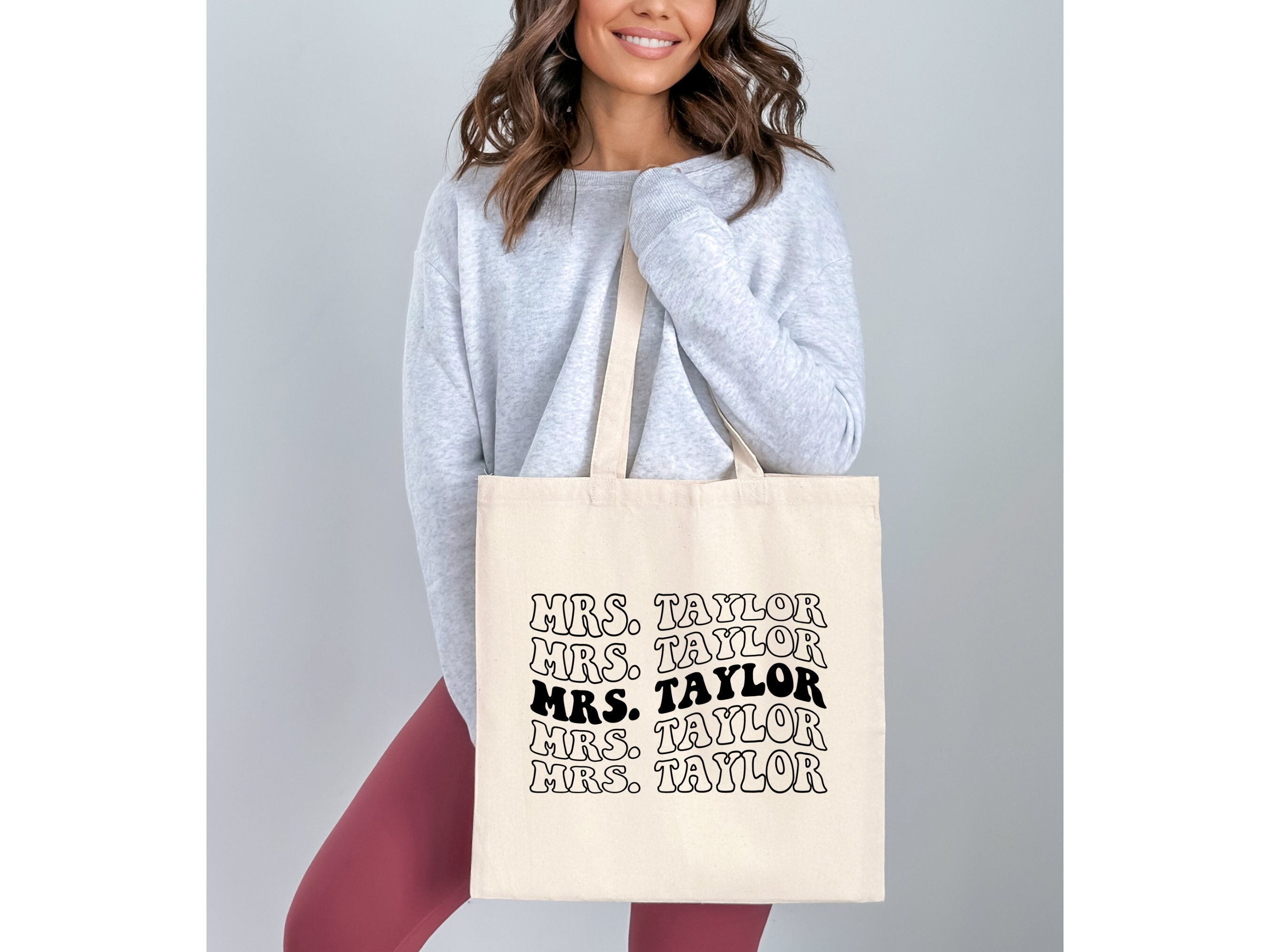 Sea Bags  Custom Last Name Guest Book Tote