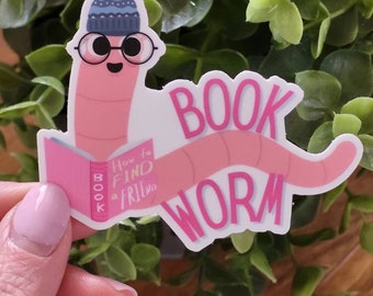 I'd rather be reading sticker,  book lover sticker, nerd sticker, book worm sticker, gifts for her, laptop sticker, water bottle sticker