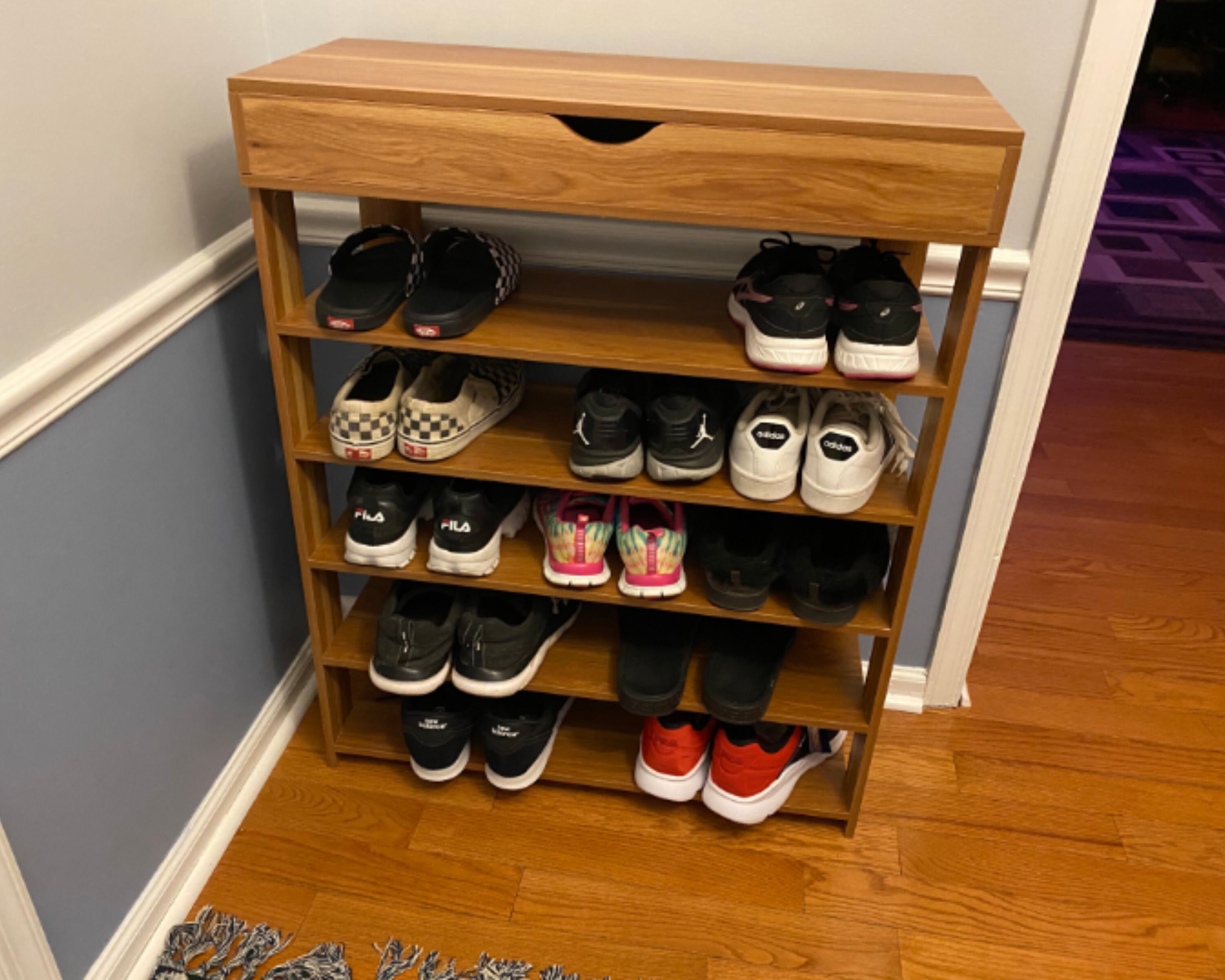 Wooden Shoe Rack Shoe Shelf Rack Shoe Organizer Storage Shoe Cabinet ...