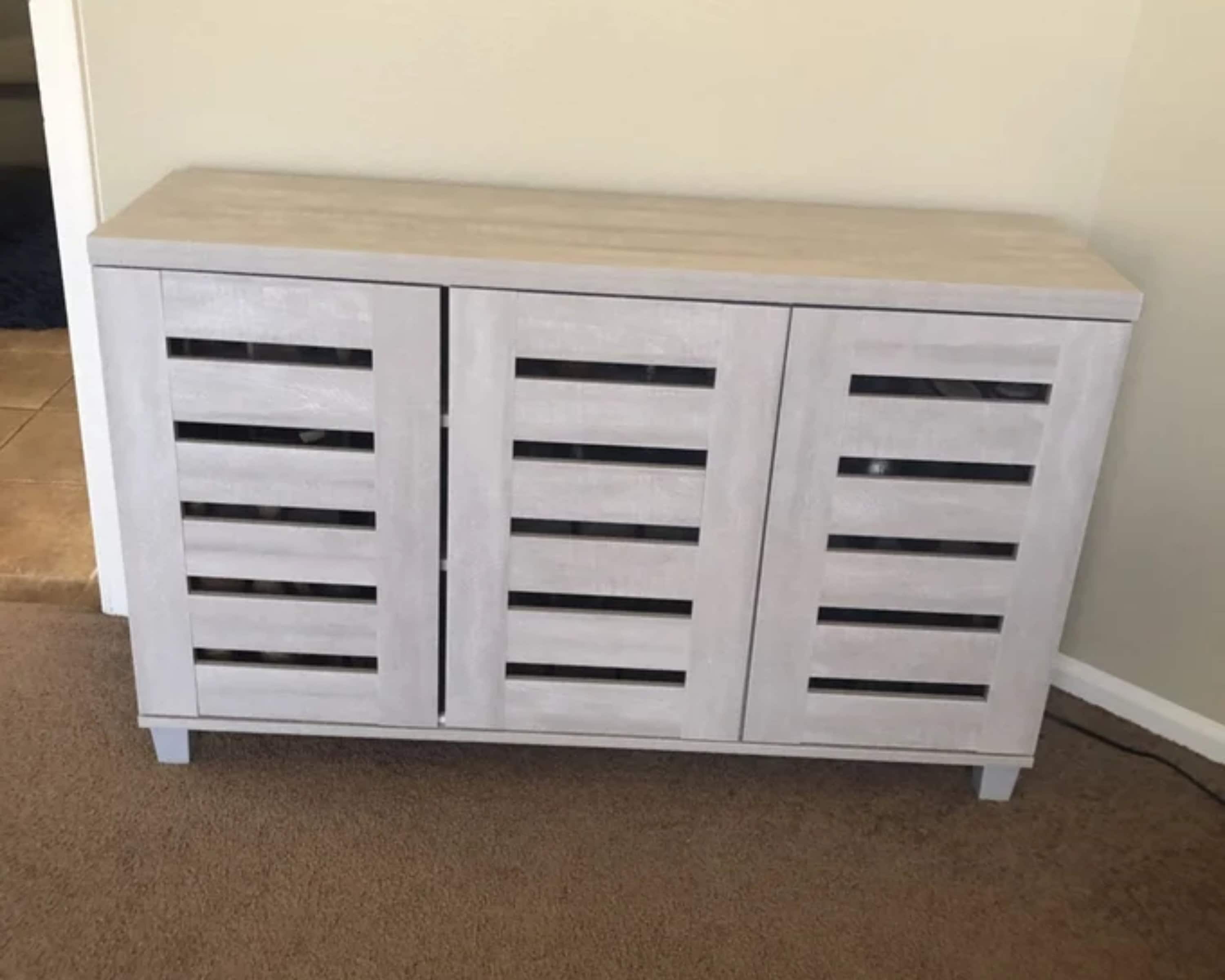 Lismore 16 pair on sale shoe storage cabinet