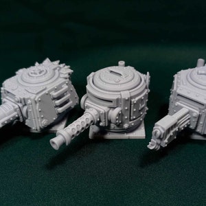 Torretas y armas de duendes espaciales - Conjunto de 3