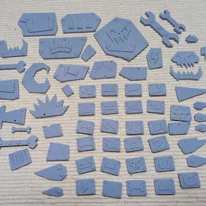 Orc Symbol Vehicle Conversion Armour Plates - 62pcs