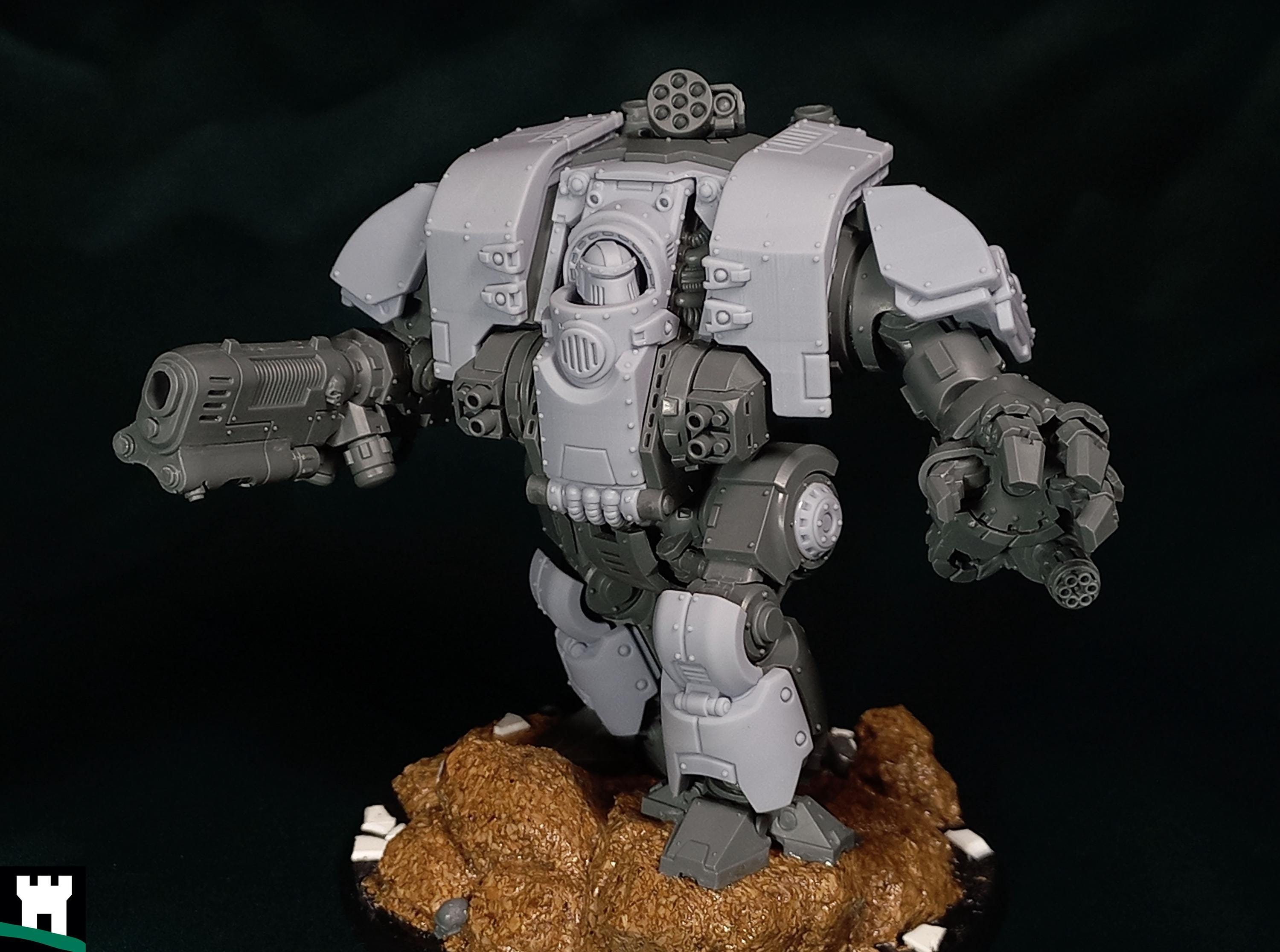 Contemptor Dreadnought ForgeWorld – Old Pattern Quad Laser Canon, OOP, Space Marines Ultramarines