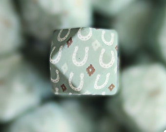 Perla de silicona hexagonal, perla de silicona, perla de silicona occidental, perla focal de silicona, perla de silicona impresa, perla focal para bolígrafos, perla focal