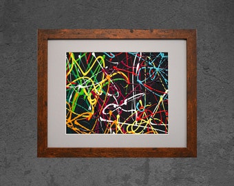 Original Abstract Painting, Acrylic Painting, Modern Art, Contemporary Art, Framed Wall Decor - by PiraLeila