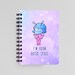 Extraterrestrial Girl I'm From Outer Space Spiral Notebook Cute Alien ...
