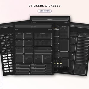 Everyday Digital Stickers for Planner Goodnotes Widget Sticker Book ...
