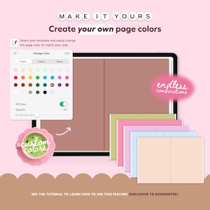 Digital Scrapbook Journal for iPad Junk Journaling, Memory Keeping | Realistic Bullet Journal, Goodnotes Templates, Notability Notes image 2