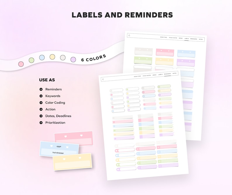 Student Digital Stickers for Planner Goodnotes Precropped Study ...