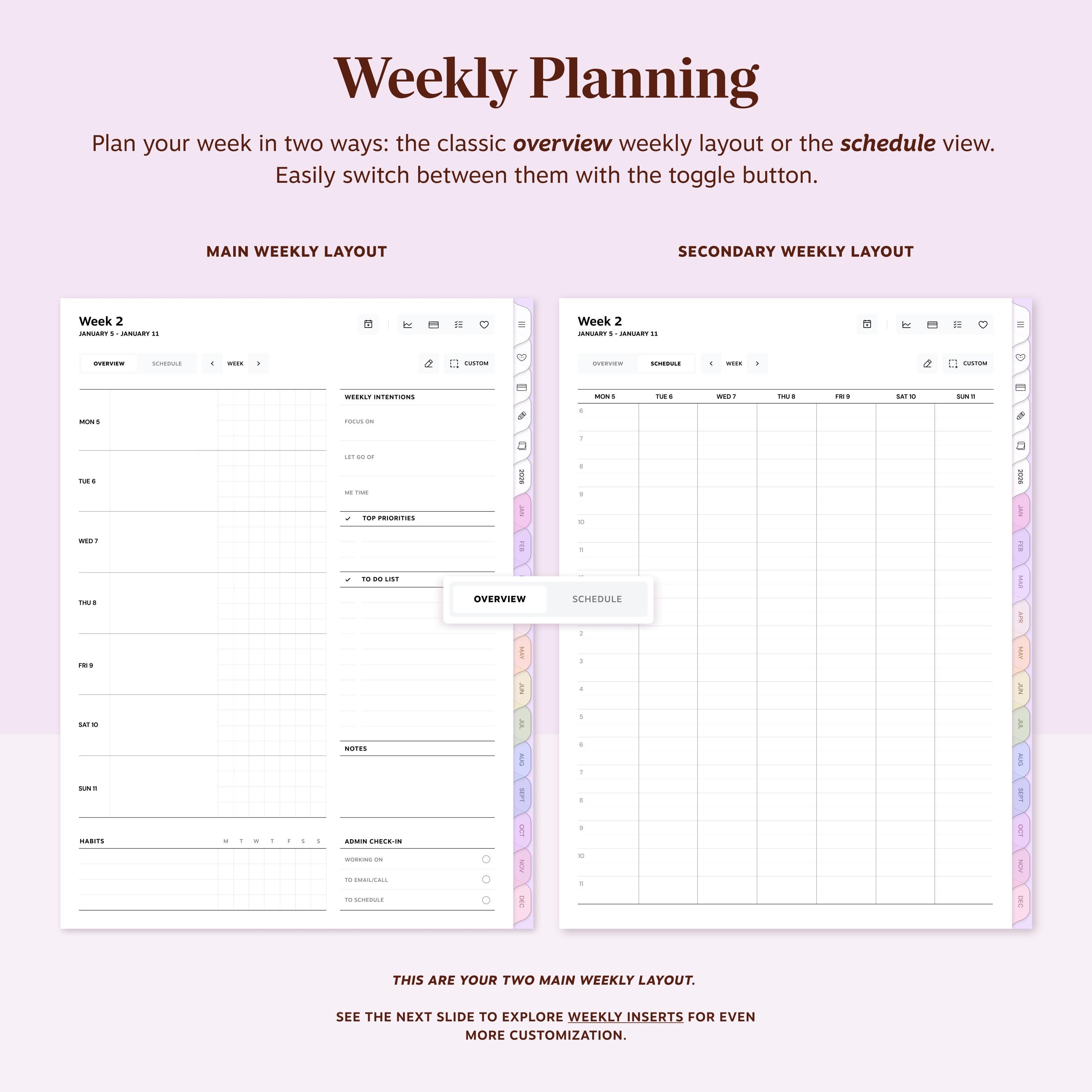2026 Digital Life Work Planner for Ipad, Goodnotes, Notability ...