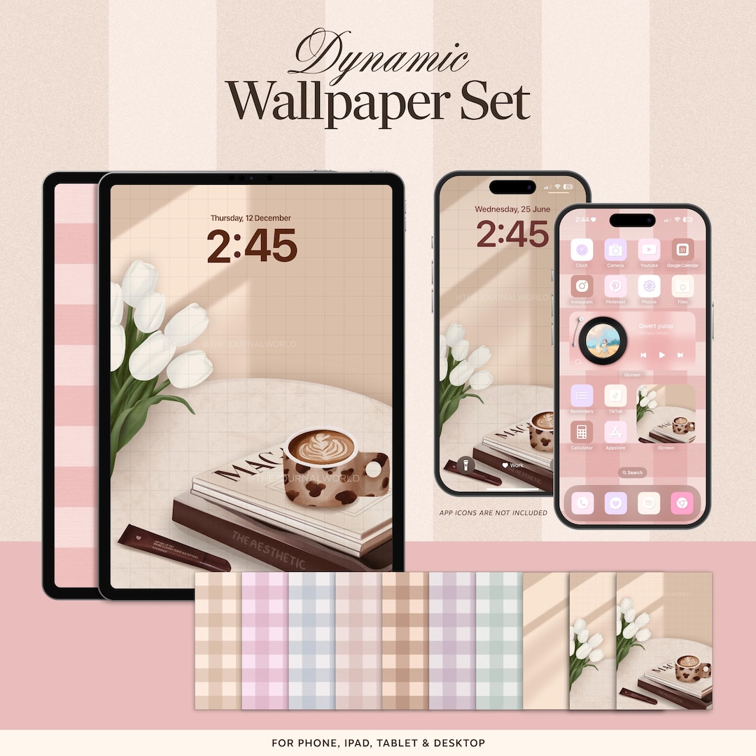 Aesthetic Wallpapers for Ipad, iPhone and Desktop, Auto-rotate Feature