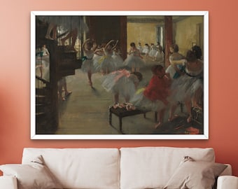 The Dance Class by Edgar Degas Digital Wall Art, Professionals Collection Printable download, Trendy Wall Art, Fine Art, Degas artwork
