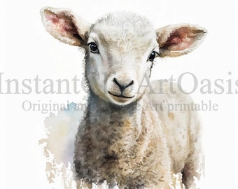Baby lam clipart, 10 hoge kwaliteit JPG's, kinderkamer kunst, instant digitale download | Kaarten maken, schattige dieren clipart, digitale papier ambachtelijke | #36