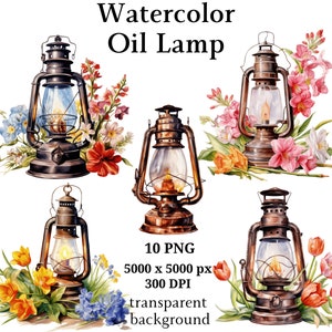 Oude olielamp clipart - 10 hoogwaardige PNG's, digitale planners, ongewenste tijdschriften, digitale download, geheugenboeken, scrapbooking | #1125