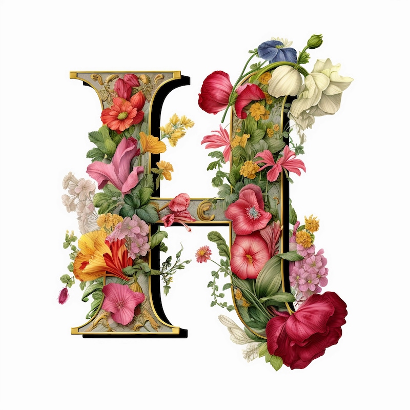Letter H Clipart Etsy Singapore