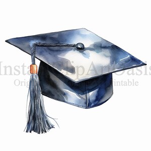 Graduation Hat Clipart, 10 High Quality Jpgs, Nursery Art, Digital ...
