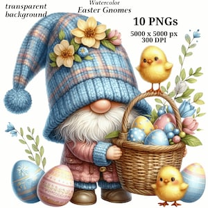 Easter Gnomes Clipart, 10 PNG de haute qualité, Nursery Art, Téléchargement numérique | Fabrication de cartes, Clipart Gnome mignon, Artisanat en papier numérique | #1420